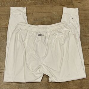 NOBULL White Jogger Sweatpants Size Medium